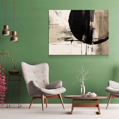 Japandi Style Canvas Wall Art, Monochromatic Japandi Art, Japanese Wall Art, Japandi Decor, Japandi Zen Wall Art, Minimalist Art, Earthy Art