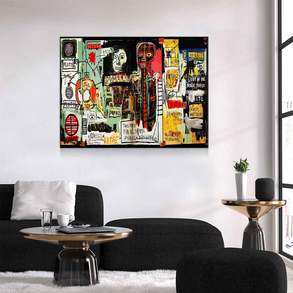 Graffiti Street Art Canvas Wall Art, Abstract Art Gallery Wrap