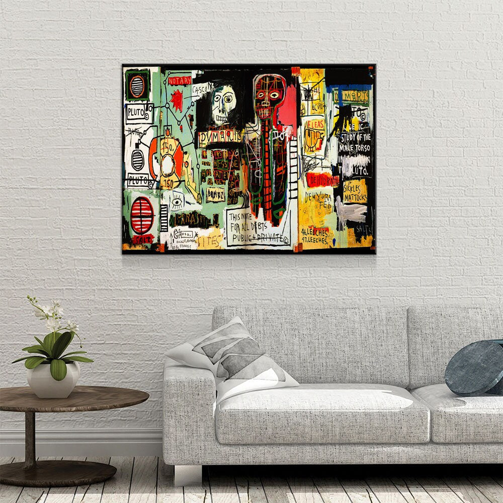 Graffiti Street Art Canvas Wall Art, Abstract Art