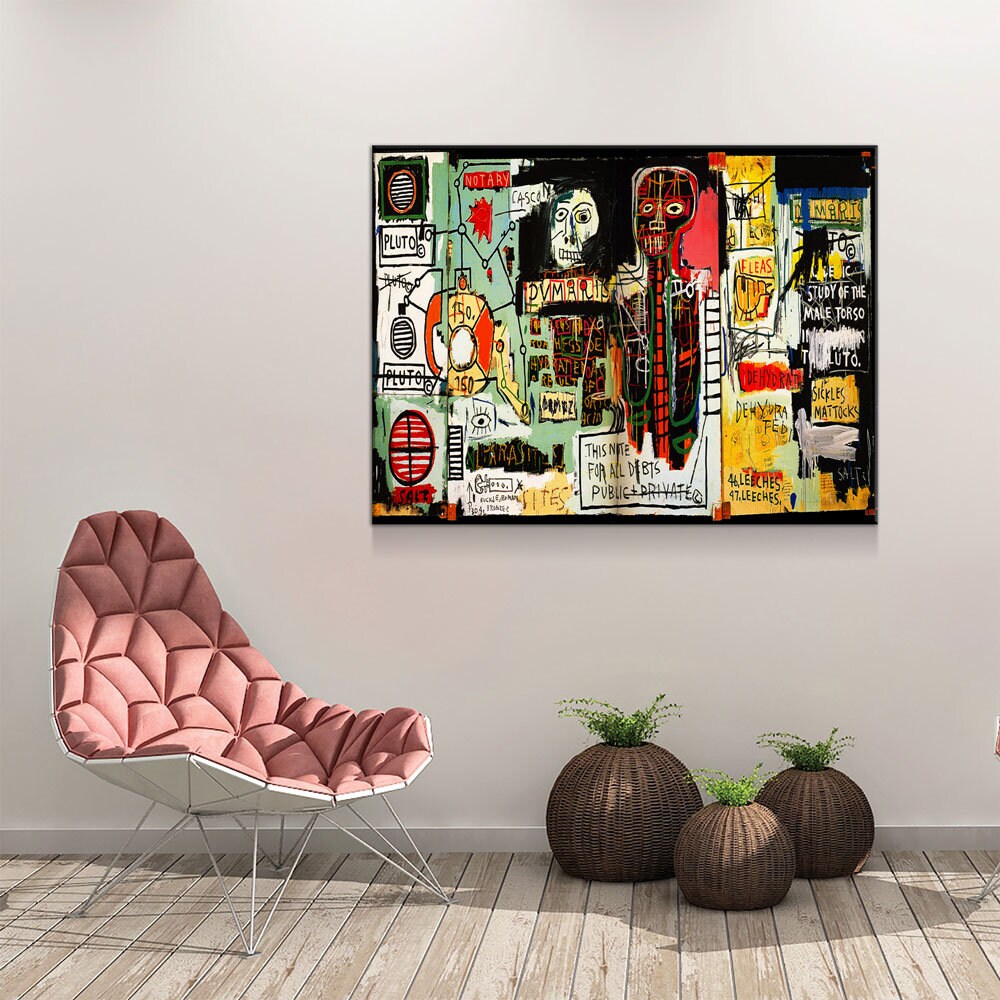 Graffiti Street Art Canvas Wall Art, Abstract Art