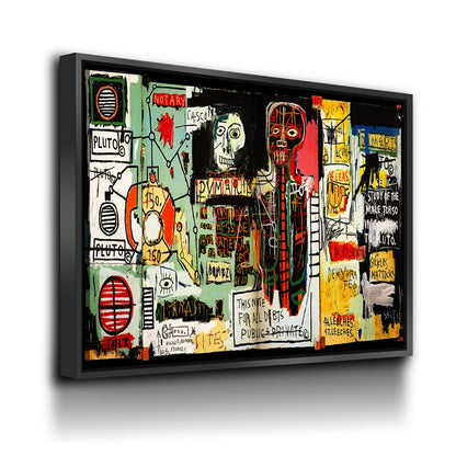 Graffiti Street Art Canvas Wall Art, Abstract Art