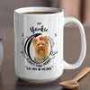 Yorkie Mug, My Yorkie Leaves Paw Prints On My Heart, Yorkie Mug, Yorkie Dog Mug, 11oz or 15oz Yorkie Coffee Mug Sizes