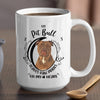 Pit Bull Mug, My Pit Bull Leaves Paw Prints On My Heart, PitBull Mug, Pit Bull Dog Mug, 11oz or 15oz Pit Bull Coffee Mug Sizes