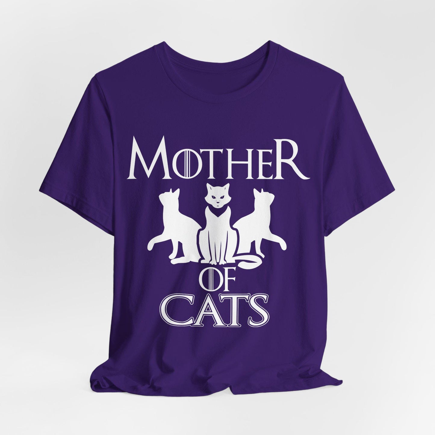 Mother Of Cats T-Shirt, Cat Lovers, Cat Lady, Cat Shirt, Love Cats, Mother Of Cats Purple
