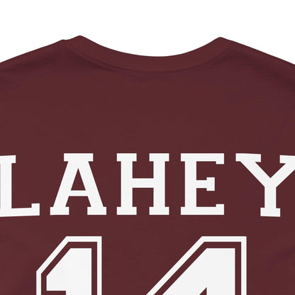 Isaac Lahey 14 Teen Wolf Beacon Hills Inspired Lacrosse Adult Fashion T-Shirt - Maroon