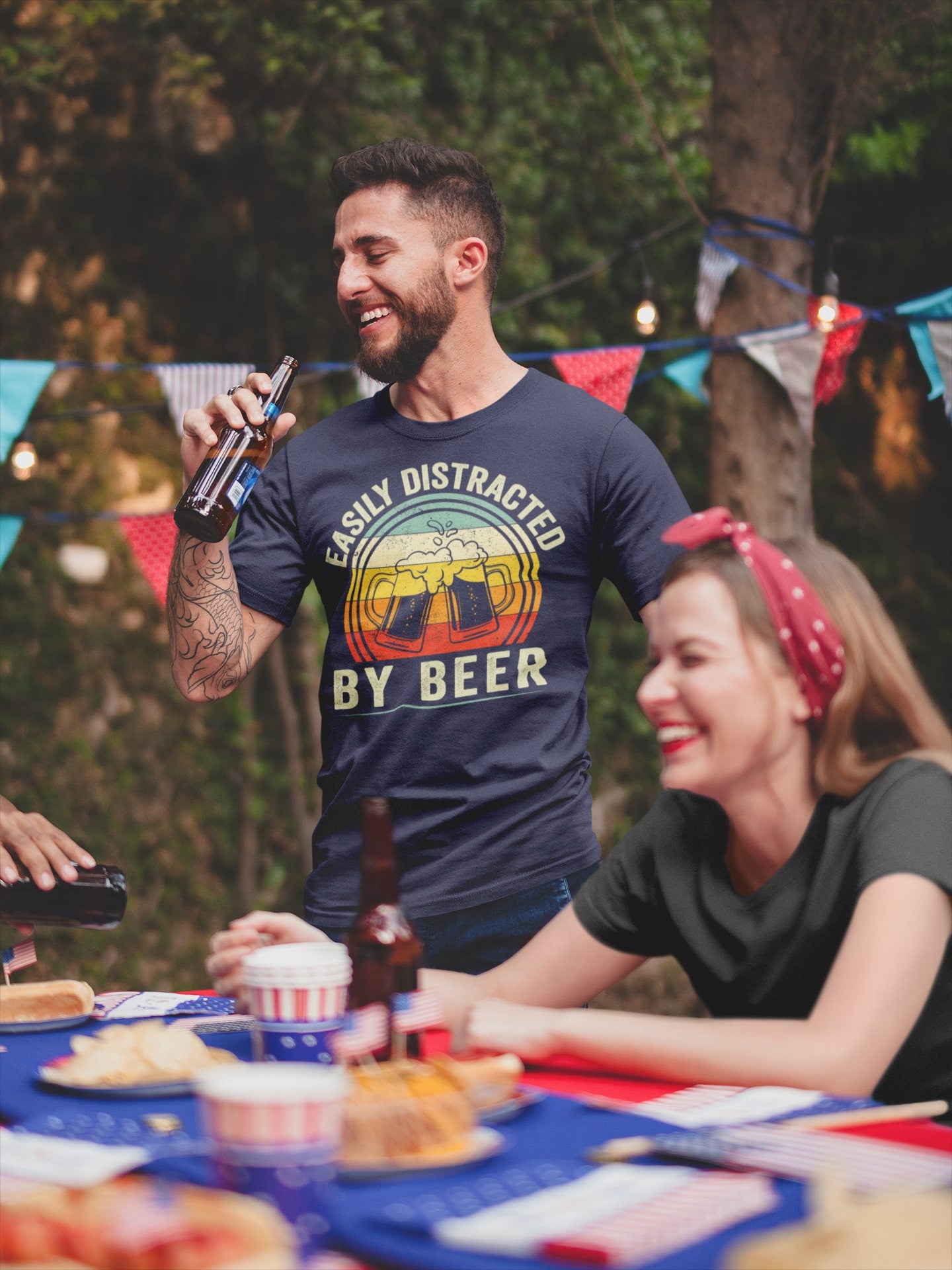 Easily Distracted By Beer T-Shirt, Beer Drinking Shirt, Funny Beer Shirt, Easily Distracted By Beer Shirt, Best Beer Drinking Shirt
