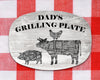 BBQ Grilling Platter Personalized Serving Tray, Father's Day BBQ Gifts, Grilling Plate, Gifts for Dad, Butcher Cuts, Cow, Hog, Chicken Chart