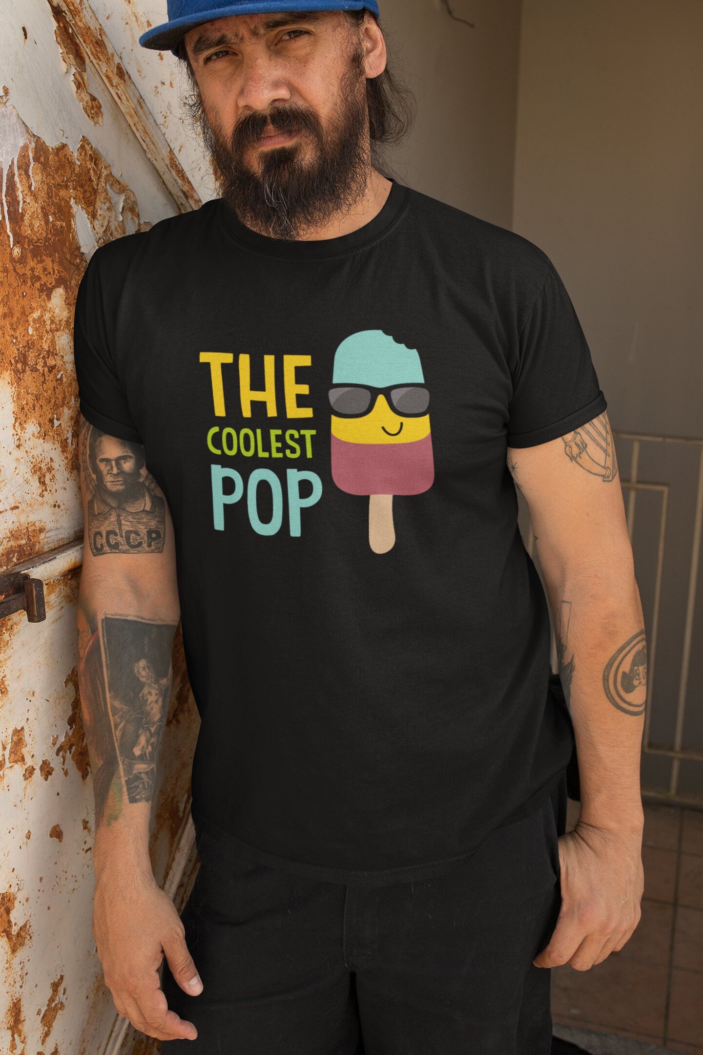 The Coolest Pop T-Shirt, Dad Gift, Father's Day, Cool Pop Shirt, Makes a great Father's Day Gift for The Coolest Pop!