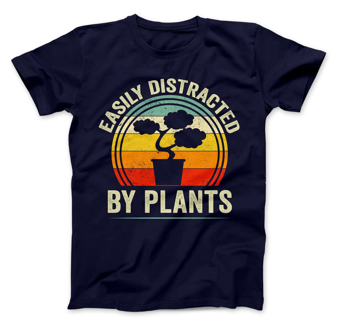 Easily Distracted By Plants T-Shirt, Plant Shirt, Funny Gardening Shirt, Easily Distracted By Plants Shirt, Bonsai Tree Shirt