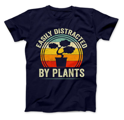 Easily Distracted By Plants T-Shirt, Plant Shirt, Funny Gardening Shirt, Easily Distracted By Plants Shirt, Bonsai Tree Shirt