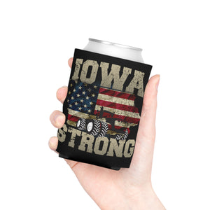 Iowa Farm Strong Limited Edition Print Farmers Can Koozie Wrap - Love Family & Home
