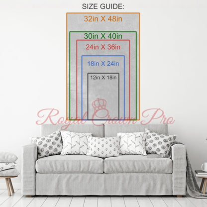 And He Shall Be Called King Of Kings Canvas Wall Art, Religious Decor