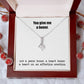 You Give Me A Heart Boner Necklace, An Affection Erection, Alluring Beauty Pendant Necklace, Funny & Sarcastic Love For Her, Mature Gift