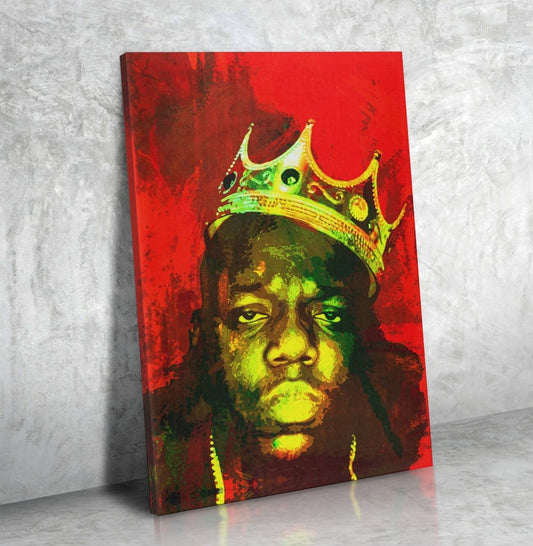 Biggie Smalls Luke Cage Inspired Wall Art Canvas, The Notorious B.I.G. Decor
