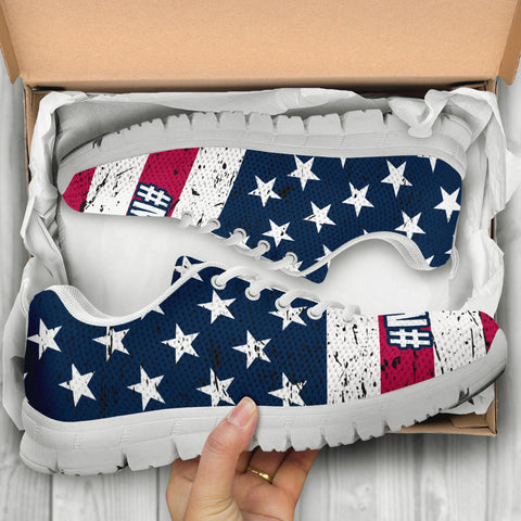 Image of #MAGA Trump Men's Sneakers, Make America Great Again, Trump Shoes