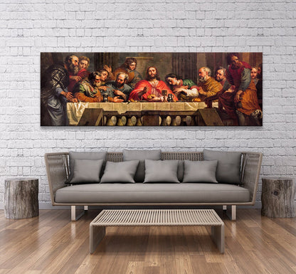 Last Supper Canvas Wall Art, Leonardo da Vinci, Da Vinci, The Last Supper Canvas