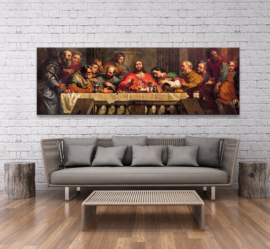 Last Supper Canvas Wall Art, Leonardo da Vinci, Da Vinci, The Last Supper Canvas