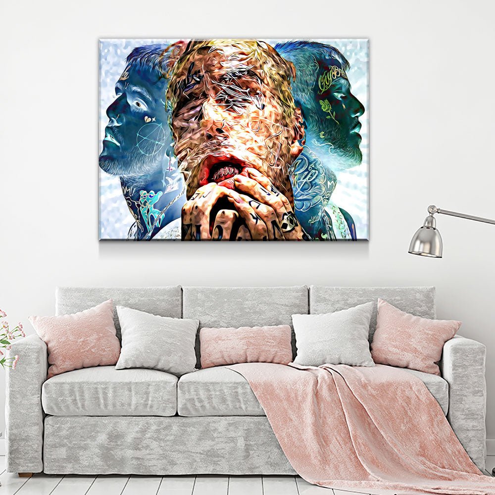 Lil Peep Sides Canvas Wall Art