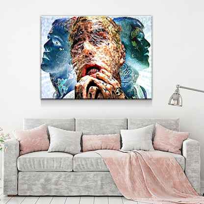 Lil Peep Sides Canvas Wall Art