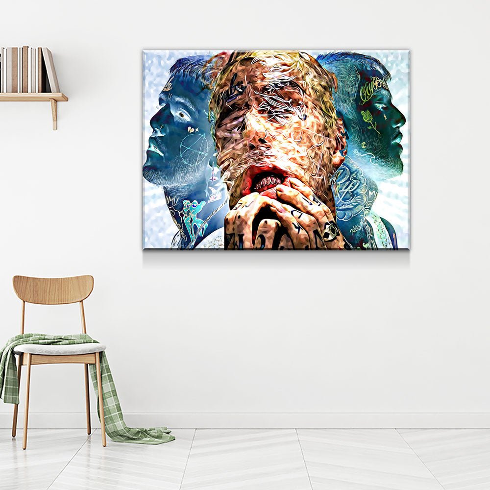 Lil Peep Sides Canvas Wall Art