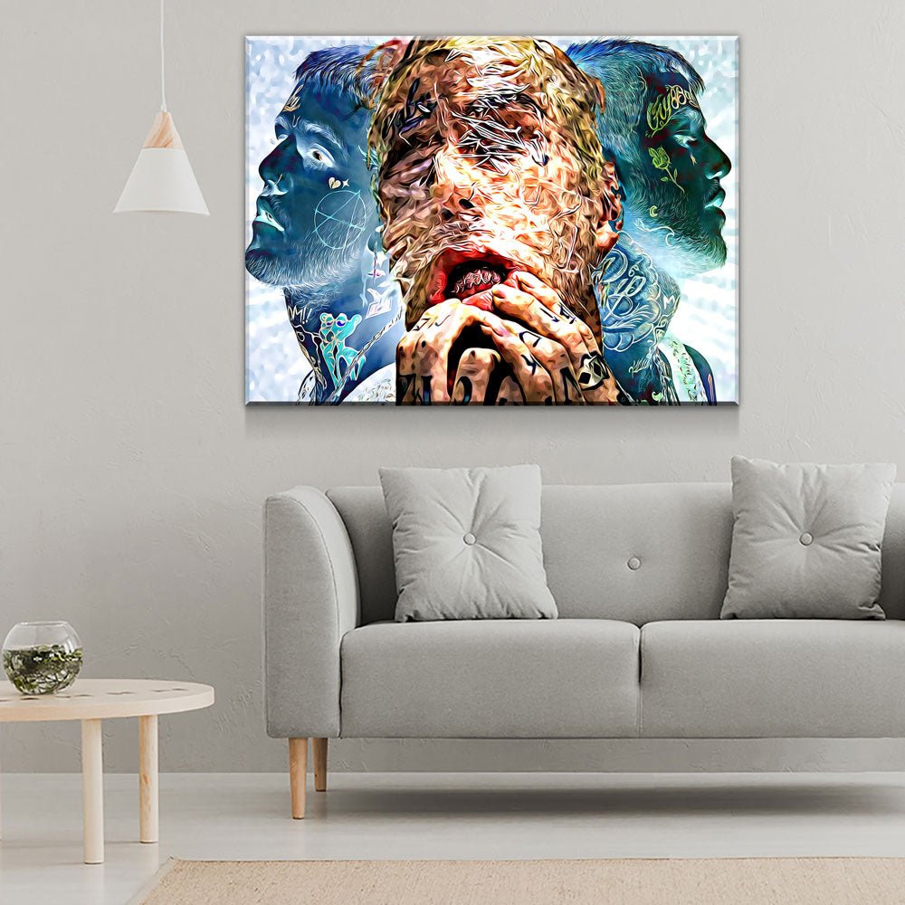 Lil Peep Sides Canvas Wall Art Gallery Wrap