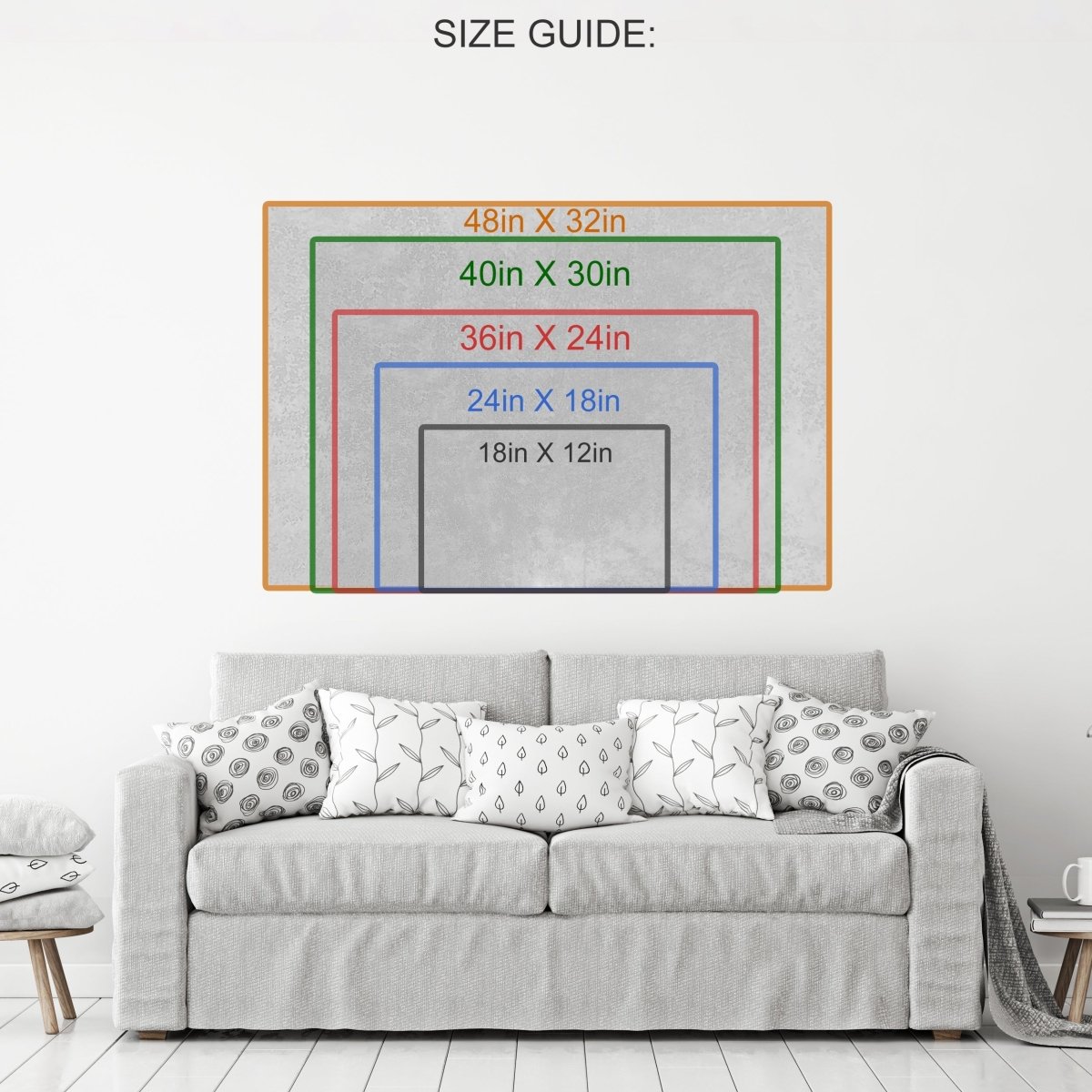 Lion Among The Sheep Canvas Wall Art, Motivational Decor
