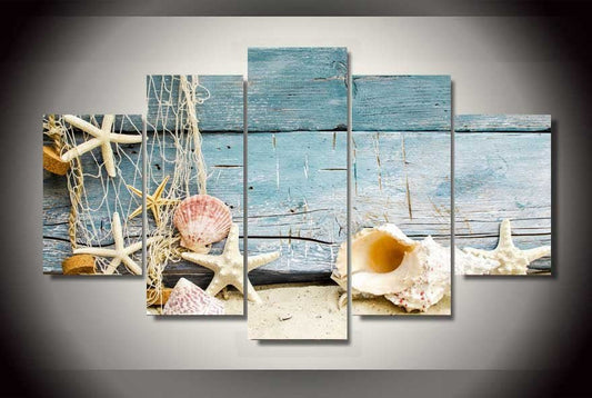 Nautical Collection 5-Piece Wall Art Canvas XL