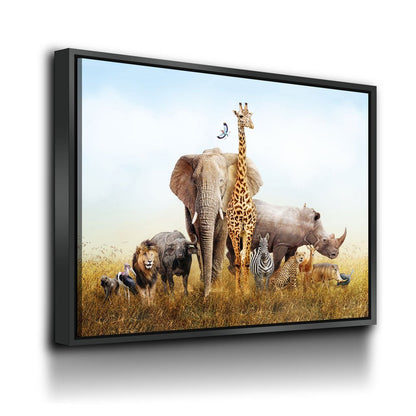 Safari Nursery Decor Canvas Wall Art