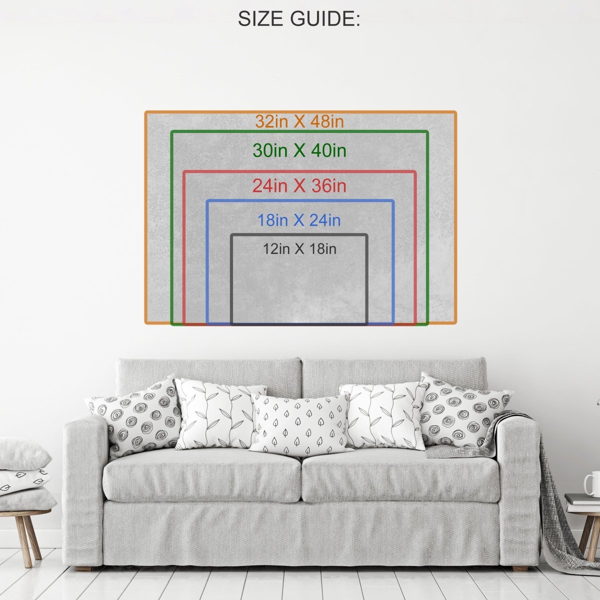 Safari Nursery Decor Canvas Wall Art