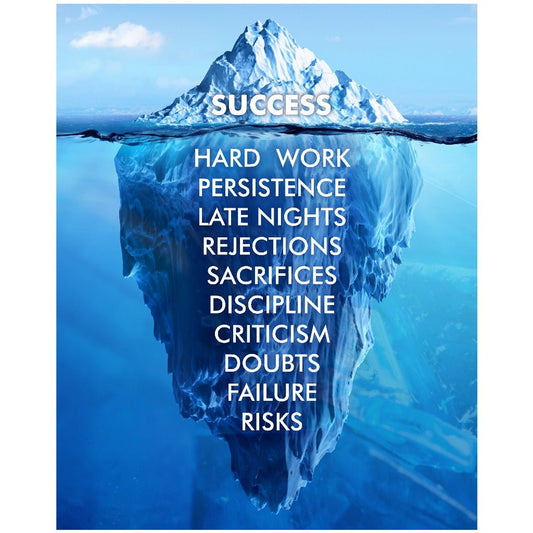 Success Iceberg Canvas Mini For Office Desktop 8x10 inch
