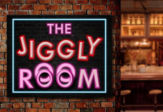 The Jiggly Room Framed Canvas Wall Art Al Bundy Favorite 40x30 inch