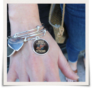 West Virginia Strong Bangle - Love Family & Home