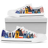 Proud Navy Mom Low Top Shoes - Love Family & Home