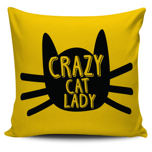 Crazy Cat Lady 18" Pillow Cover - Love Family & Home