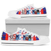 Proud USMC Mom Low Top Shoes - Love Family & Home