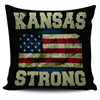 Kansas Strong 18" Pillow Cover - Love Family & Home