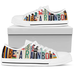 Be A Rainbow Women's Low Top Shoes - Love Family & Home