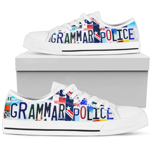 Grammar Police Low top Shoes - Love Family & Home