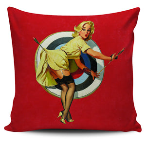Pinup Girl 18" Pillow Covers - Love Family & Home