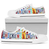 Chickens Lady Low Top Shoes - Love Family & Home