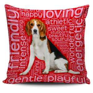 Blue Beagle Dog 18" Pillow Covers - Love Family & Home