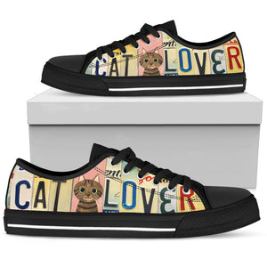 Cat Lover Low Top Shoes - Love Family & Home
