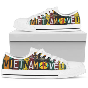 Vietnam Veterans Low Top Shoes - Love Family & Home