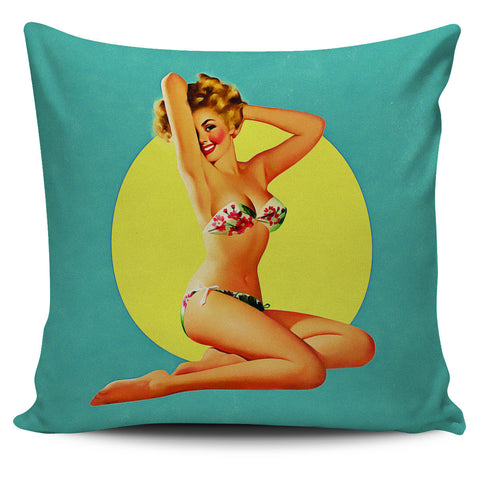 Image of Pinup Girl 18" Pillow Covers - Love Family & Home