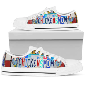 Chicken Mom Women's Low Top Shoes - Love Family & Home
