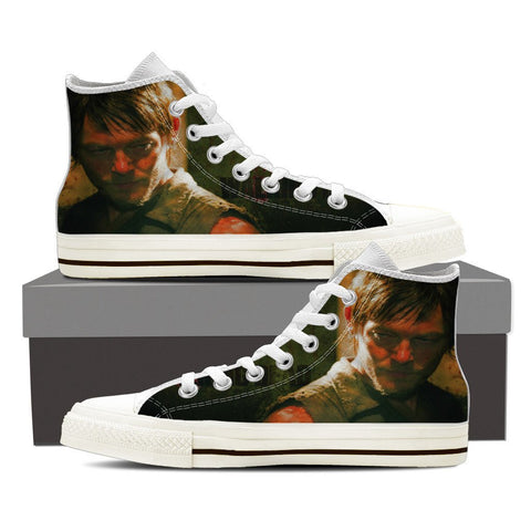 Image of Daryl  - Ladies High Top Canvas Shoes - Love Family & Home