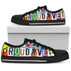 Proud Vet Black Low Top - Love Family & Home