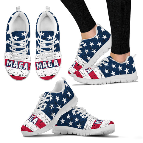 Image of MAGA Trump Running shoes - Love Family & Home