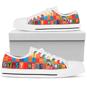 Women's Low Top Canvas Shoes For Gypsy horse Mom