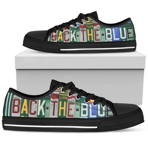 Back The Blue Low Top - Love Family & Home